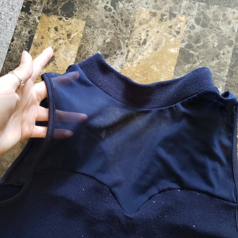 🎉🎉Host Pick🎉🎉 Navy Sparkle Dress! - Picture 4 of 6